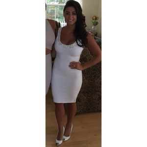 White Parker Cocktail Dress